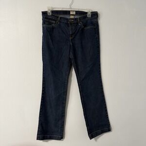 GAP Long and Lean Dark Wash Denim Jeans Women's‎ Size 12 31R Bootcut
